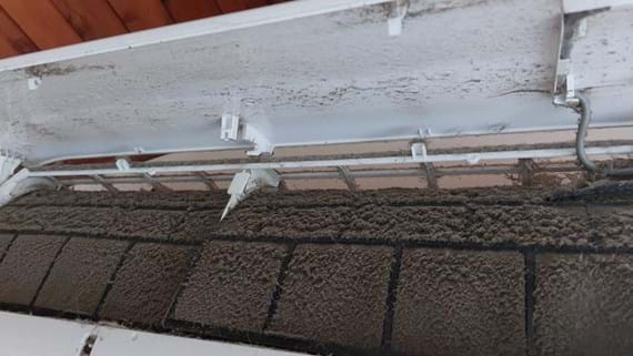 Before Photo Of Dirty Split System Air Conditioner