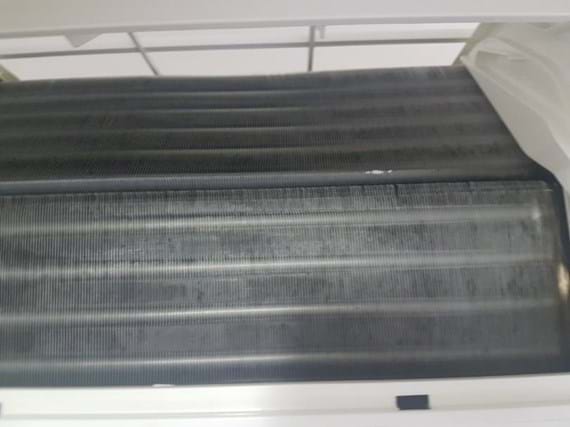 Image of clean unit after being cleaned by Purify Air Con Cleaning